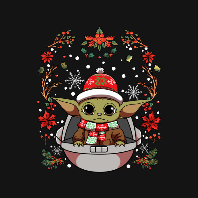 Christmas Yoda-Womens-Off Shoulder-Sweatshirt-JamesQJO