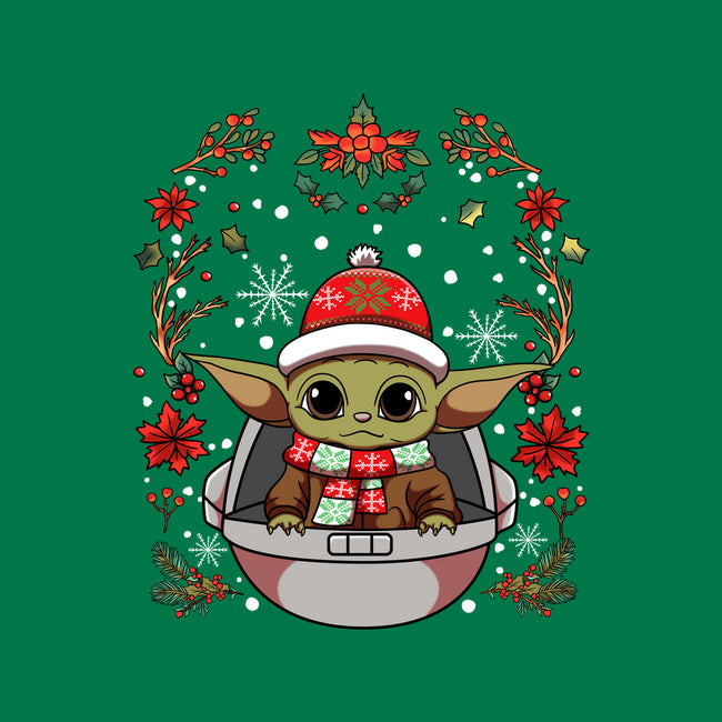 Christmas Yoda-Womens-Off Shoulder-Tee-JamesQJO