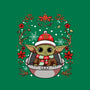 Christmas Yoda-None-Basic Tote-Bag-JamesQJO