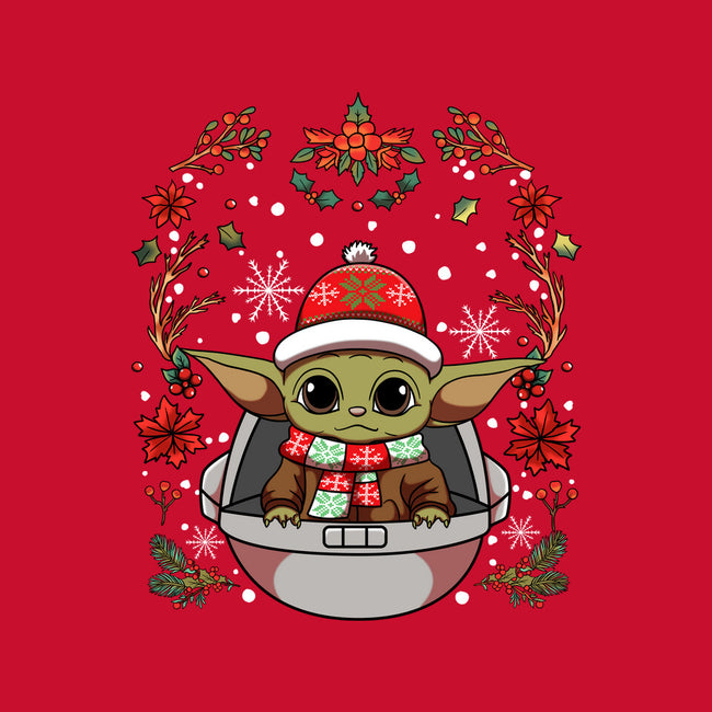 Christmas Yoda-Womens-Off Shoulder-Sweatshirt-JamesQJO