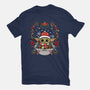 Christmas Yoda-Womens-Basic-Tee-JamesQJO