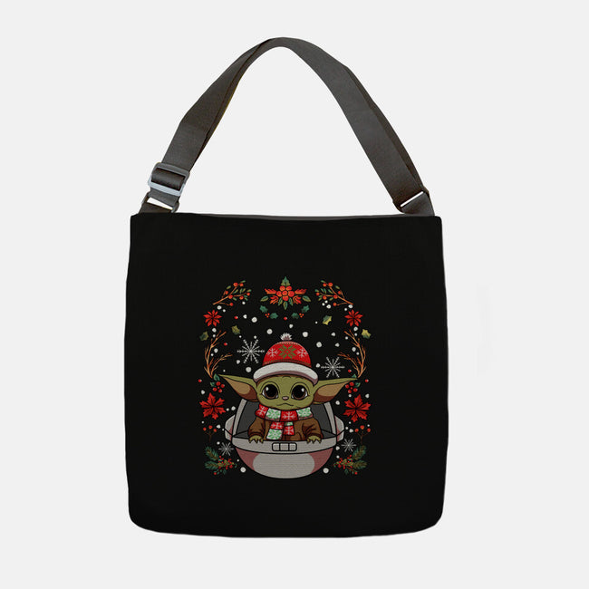 Christmas Yoda-None-Adjustable Tote-Bag-JamesQJO