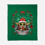 Christmas Yoda-None-Fleece-Blanket-JamesQJO