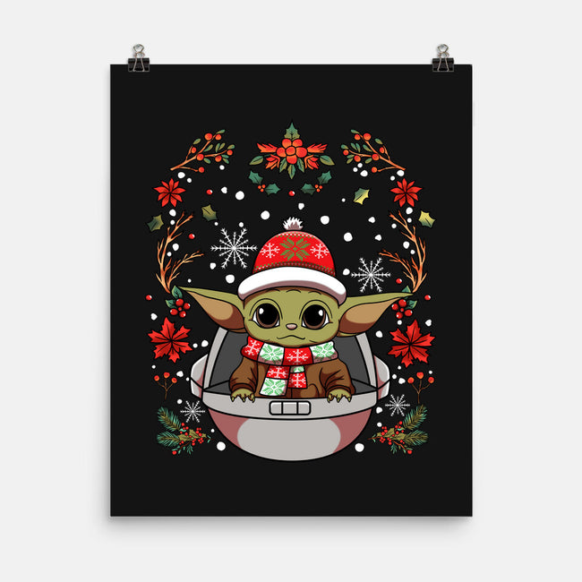 Christmas Yoda-None-Matte-Poster-JamesQJO