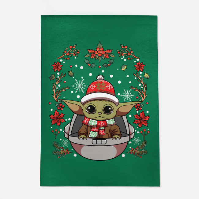 Christmas Yoda-None-Indoor-Rug-JamesQJO