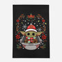 Christmas Yoda-None-Outdoor-Rug-JamesQJO