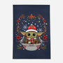 Christmas Yoda-None-Outdoor-Rug-JamesQJO