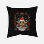 Christmas Yoda-None-Non-Removable Cover w Insert-Throw Pillow-JamesQJO