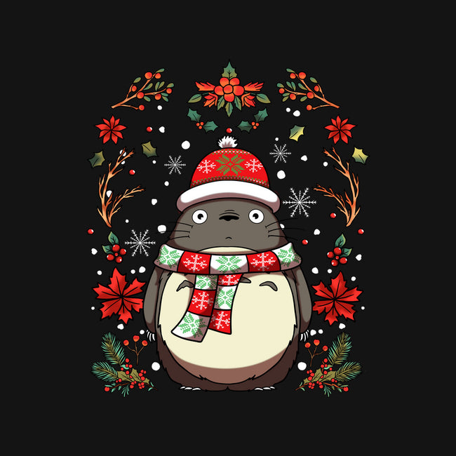 Christmas Totoro-None-Drawstring-Bag-JamesQJO