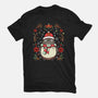 Christmas Totoro-Womens-Fitted-Tee-JamesQJO