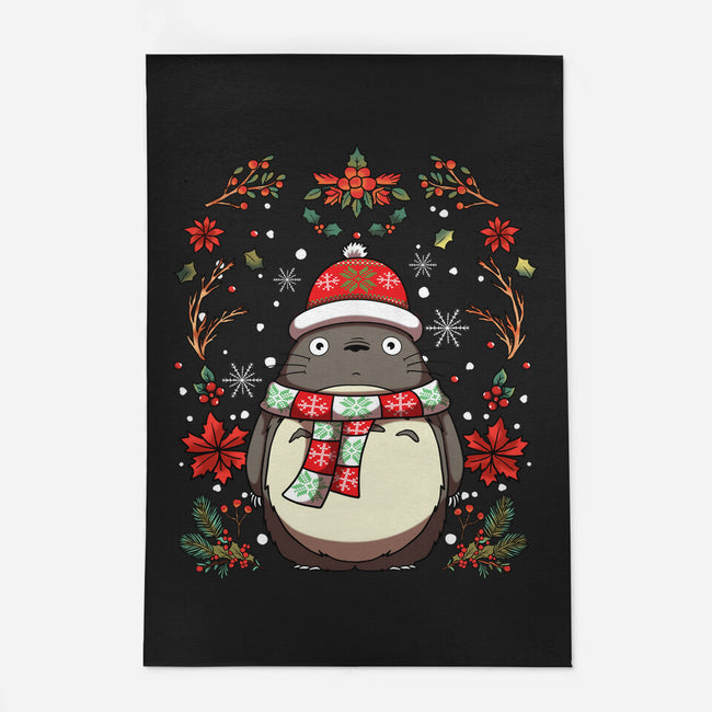 Christmas Totoro-None-Outdoor-Rug-JamesQJO