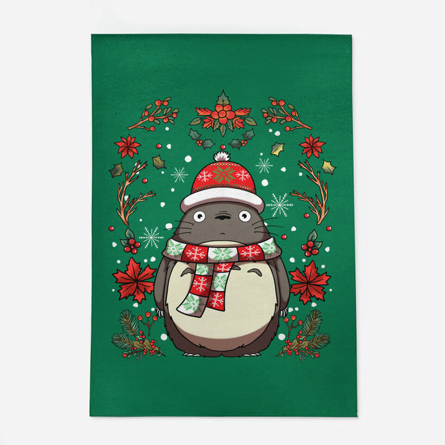 Christmas Totoro-None-Outdoor-Rug-JamesQJO