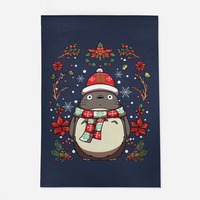 Christmas Totoro-None-Outdoor-Rug-JamesQJO