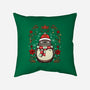 Christmas Totoro-None-Non-Removable Cover w Insert-Throw Pillow-JamesQJO