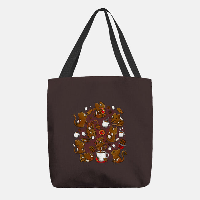 ChocoCat-None-Basic Tote-Bag-Vallina84