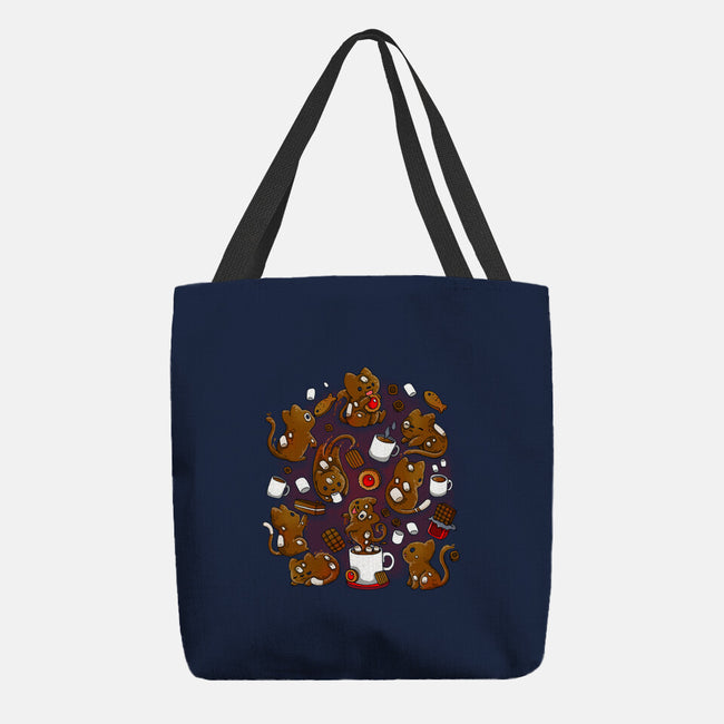 ChocoCat-None-Basic Tote-Bag-Vallina84