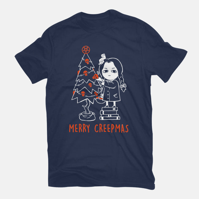 A Merry Creepmas-Womens-Basic-Tee-eduely