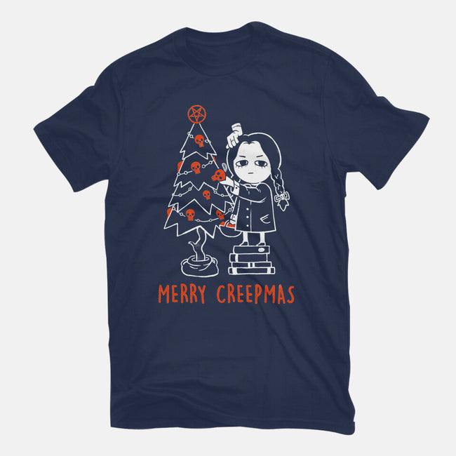 A Merry Creepmas-Womens-Fitted-Tee-eduely