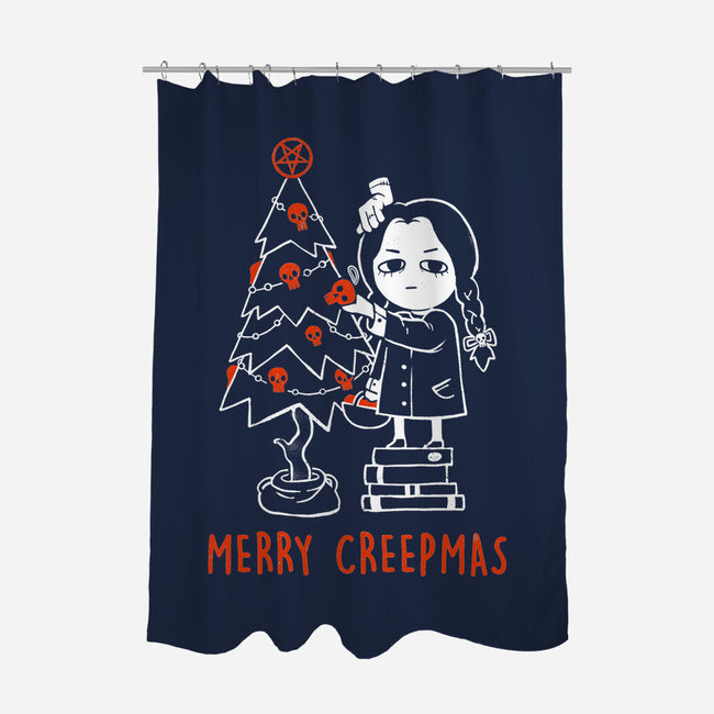 A Merry Creepmas-None-Polyester-Shower Curtain-eduely