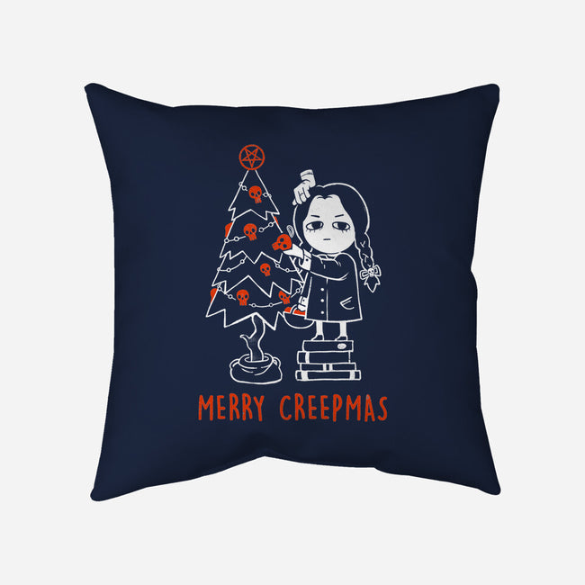 A Merry Creepmas-None-Non-Removable Cover w Insert-Throw Pillow-eduely