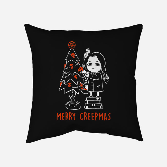 A Merry Creepmas-None-Removable Cover-Throw Pillow-eduely