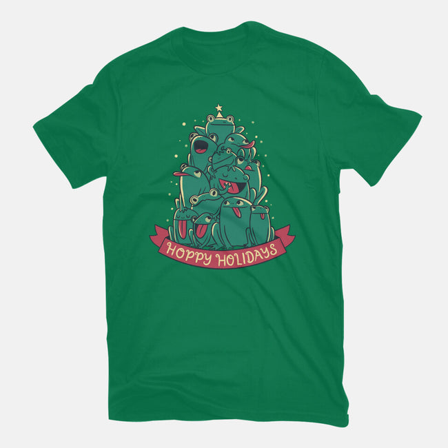 Hoppy Holidays-Mens-Heavyweight-Tee-Aarons Art Room