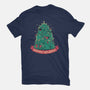 Hoppy Holidays-Womens-Fitted-Tee-Aarons Art Room