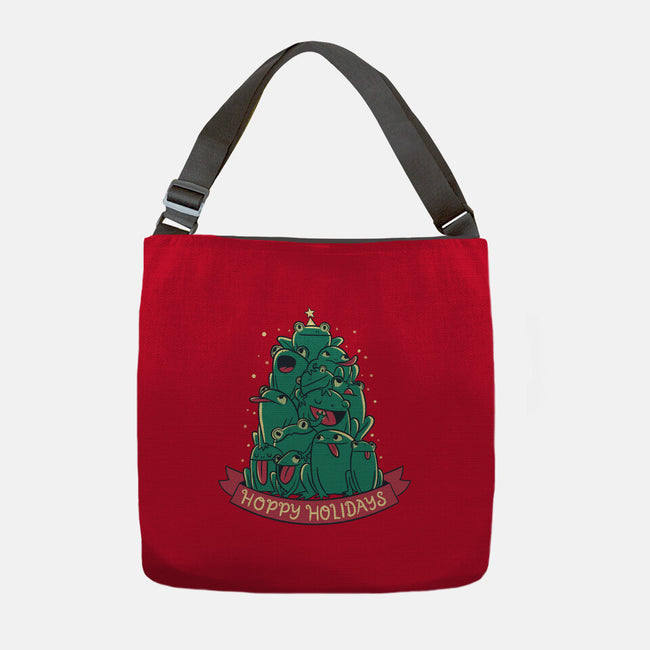 Hoppy Holidays-None-Adjustable Tote-Bag-Aarons Art Room