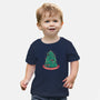 Hoppy Holidays-Baby-Basic-Tee-Aarons Art Room