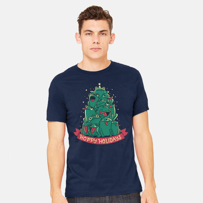 Hoppy Holidays-Mens-Heavyweight-Tee-Aarons Art Room