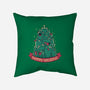 Hoppy Holidays-None-Removable Cover-Throw Pillow-Aarons Art Room