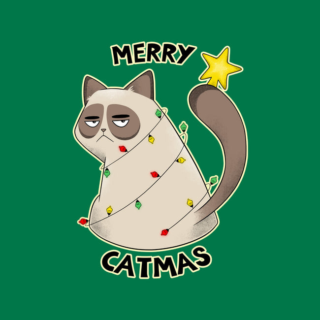 A Merry Catmas-Womens-Basic-Tee-Umberto Vicente