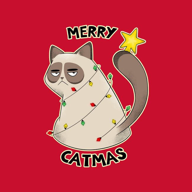 A Merry Catmas-Womens-Basic-Tee-Umberto Vicente