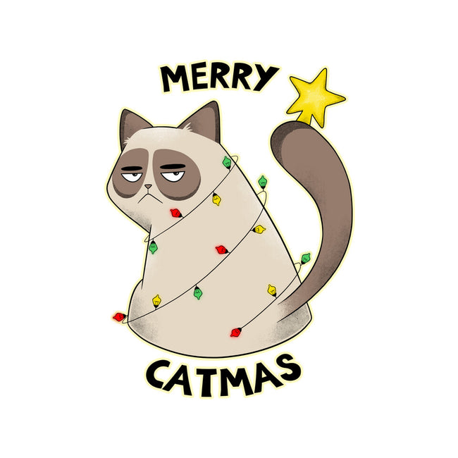 A Merry Catmas-Womens-Fitted-Tee-Umberto Vicente