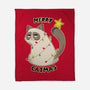 A Merry Catmas-None-Fleece-Blanket-Umberto Vicente
