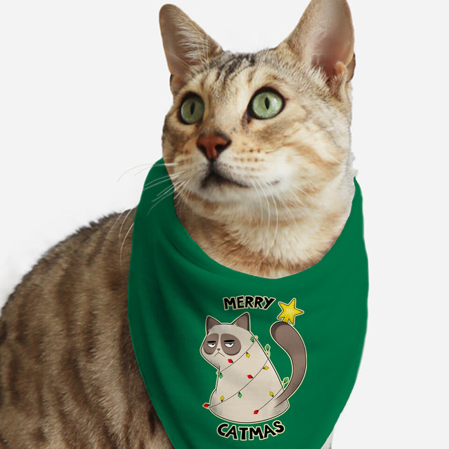 A Merry Catmas-Cat-Bandana-Pet Collar-Umberto Vicente