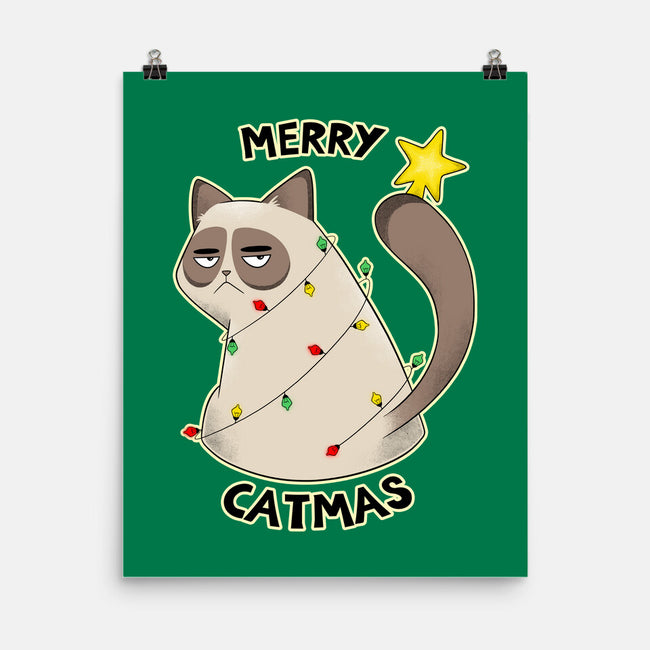 A Merry Catmas-None-Matte-Poster-Umberto Vicente