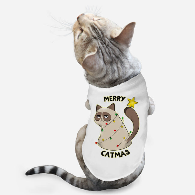 A Merry Catmas-Cat-Basic-Pet Tank-Umberto Vicente