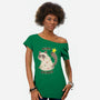 A Merry Catmas-Womens-Off Shoulder-Tee-Umberto Vicente