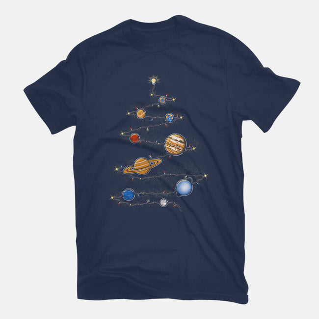 Cosmos Christmas-Womens-Fitted-Tee-Umberto Vicente