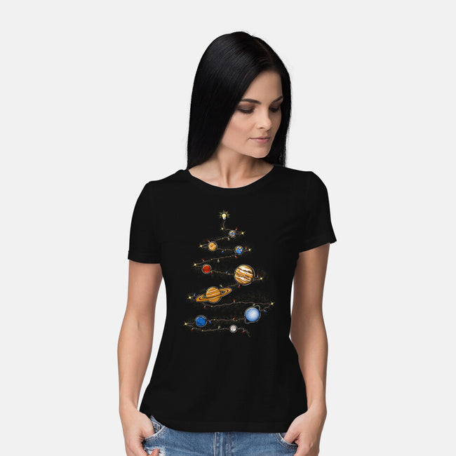 Cosmos Christmas-Womens-Basic-Tee-Umberto Vicente