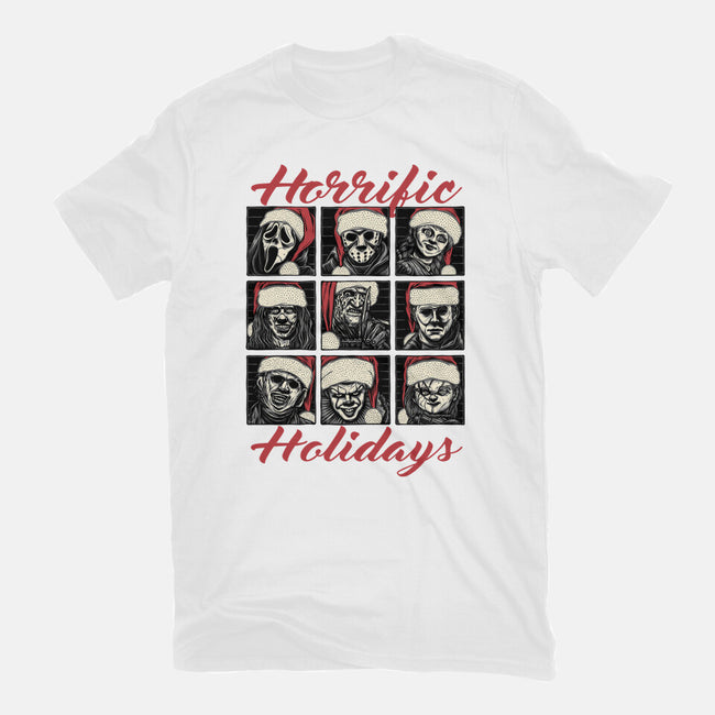 Horrific Holidays-Youth-Basic-Tee-momma_gorilla