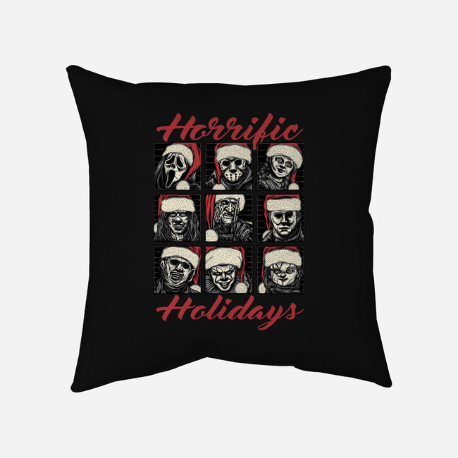 Horrific Holidays-None-Non-Removable Cover w Insert-Throw Pillow-momma_gorilla