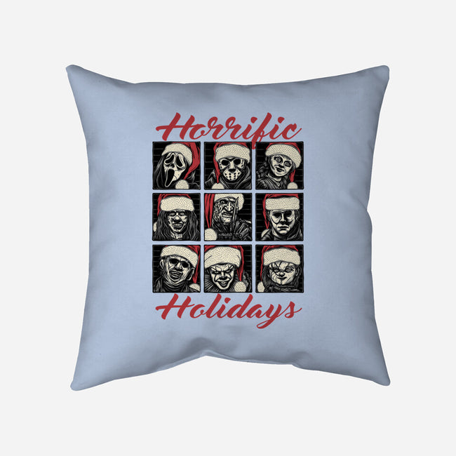 Horrific Holidays-None-Non-Removable Cover w Insert-Throw Pillow-momma_gorilla