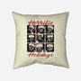 Horrific Holidays-None-Removable Cover w Insert-Throw Pillow-momma_gorilla
