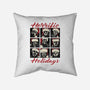 Horrific Holidays-None-Removable Cover w Insert-Throw Pillow-momma_gorilla