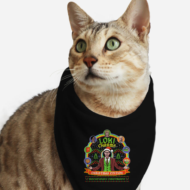 Loki Charms-Cat-Bandana-Pet Collar-rocketman_art