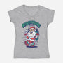 Adventure Begins-Womens-V-Neck-Tee-spoilerinc