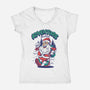 Adventure Begins-Womens-V-Neck-Tee-spoilerinc