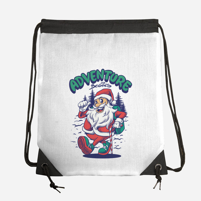 Adventure Begins-None-Drawstring-Bag-spoilerinc